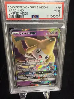 Pokemon -Jirachi GX - 79 -Unified Minds - PSA 9 - PUUNM079 - Image 1