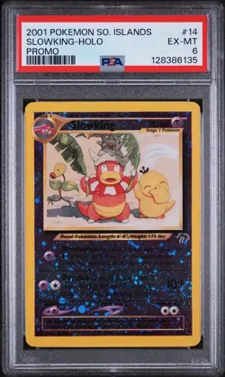2001 Pokemon Southern Islands Promo Slowking-Holo #14, English, PSA EX-MT 6 - Image 1