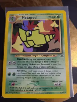 Metapod 42/75 MP - Neo Discovery - Uncommon - Pokemon - Image 1