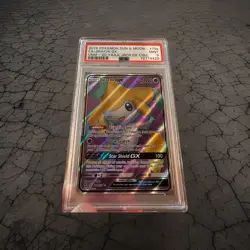 2019 Pokemon Sun and Moon Unified Minds #79a Jirachi GX Alternate Art PSA 9 Mint - Image 1