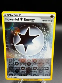 Powerful Colorless Energy 176/189 Darkness Ablaze Pokemon Reverse Holo NM - Image 1