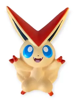 Pokemon Action Figure Toy: Squishy Victini, 3 in. - Image 1