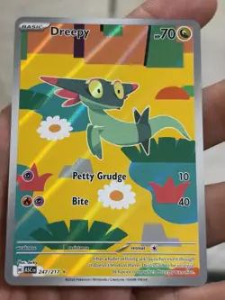 Pokemon TCG Dreepy ASC 247/217 Full Art Holo Rare 70 HP Basic Dragon Ghost - Image 1