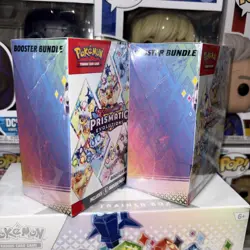 Factory Sealed Pokemon TCG Prismatic Evolutions ETB + Booster Bundle x2 - Image 2