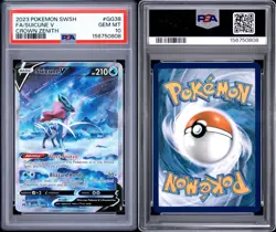 2023 Pokemon SWSH Crown Zenith GG38 Suicune V Full Art PSA 10 Gem Mint - Image 3