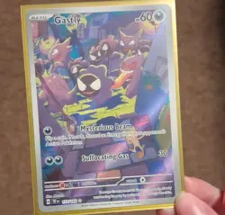 Pokemon Company Gastly Illustration Rare Holo 177/162 SV05 Temporal Forces - Image 3
