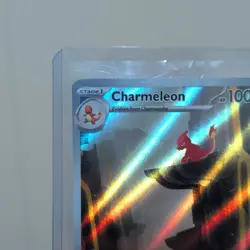 Pokemon TCG Charmeleon 169/165 Sv2a 151 Full Art Rare Holo Black English - Image 2