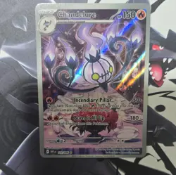 Chandelure 103/086: Sv White Flare 150 HP Illustration Rare Holo Pokemon TCG - Image 1