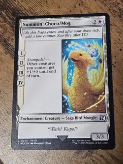 FINAL FANTASY #35 Summon: Choco/Mog NM MTG Magic The Gathering - Image 1