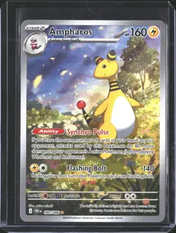Ampharos 090/086 Shiny Rare ME04: Chaos Rising Pokemon NM/M - Image 1