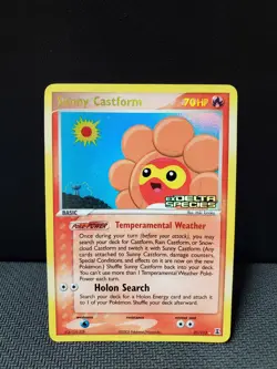 Pokemon Sunny Castform 31/113 EX Delta Species English Reverse Holo - Image 1