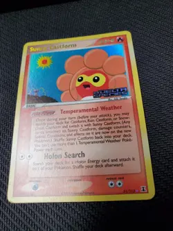 Pokemon Sunny Castform 31/113 EX Delta Species English Reverse Holo - Image 4