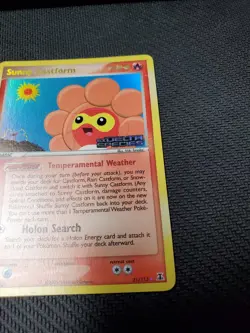Pokemon Sunny Castform 31/113 EX Delta Species English Reverse Holo - Image 5