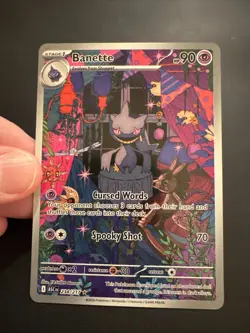 Banette 234/217 Ascended Heroes Full Art Illustration Rare Holo Pokemon TCG Mint - Image 2