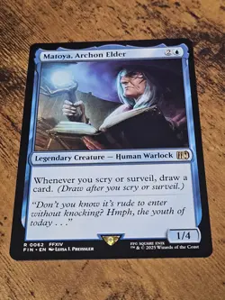 MTG Matoya, Archon Elder Final Fantasy Regular Rare Magic The Gathering NM - Image 3