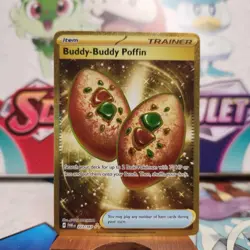 Buddy-Buddy Poffin 223/167 Gold - Twilight Masquerade - Pokemon TCG - SHIPS FAST - Image 1
