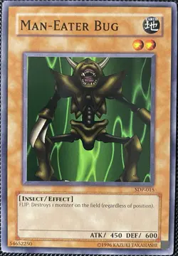 Man-Eater Bug SDP-015 Starter Deck: Pegasus Unlimited Edition - Yugioh Card - Image 1