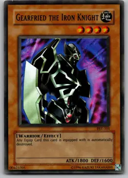 Gearfried the Iron Knight Super Rare Pharaoh's Servant PSV-101 LP - Image 1