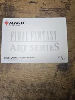 Gysahl Greens Art Series #10/53 Final Fantasy MTG Magic The Gathering NM - Image 2