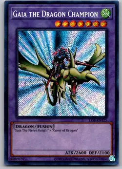 Gaia the Dragon Champion LOB-EN125 SEC Unlimited NM - Image 1