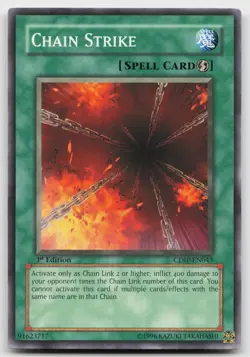 Chain Strike CDIP-EN043 Cyberdark Impact Yu-Gi-Oh 1st Edition NM - Image 1