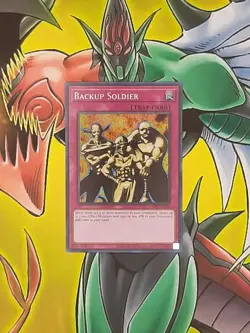 Yu-Gi-Oh! Backup Soldier PSV-EN028 25th Super Rare Unlimited NM - Image 1