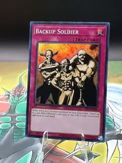 Yu-Gi-Oh! Backup Soldier PSV-EN028 25th Super Rare Unlimited NM - Image 2