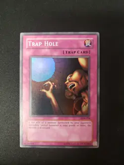 Trap Hole LOB-058 Unlimited - Yu-Gi-Oh! TCG Super Rare LP - Image 1