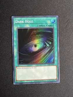 Yugioh - Dark Hole (NM) - LOB-EN052 - Super Rare - 25th Anniversary - Image 1