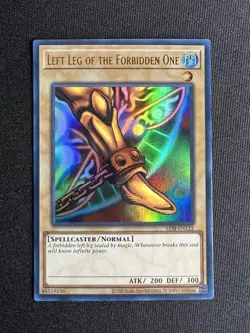 YuGiOh 25th Anniversary LEFT LEG OF THE FORBIDDEN ONE Ultra Rare Foil LOB-EN121 - Image 1