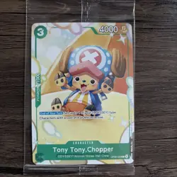 One Piece TCG Tony Tony Chopper OP09-029 Alternative Art Promo Card Sealed - Image 1