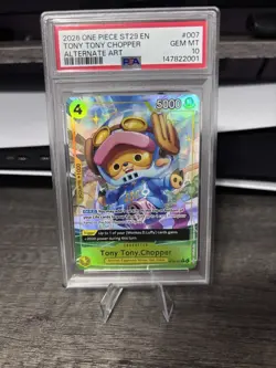 2026 One Piece Starter St29-007 Egghead Tony Tony Chopper Alt Art PSA 10 #007 - Image 1