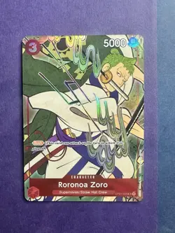 Roronoa Zoro (English Version 1st Anniversary Set) OP01-025 One Piece Promotion - Image 1
