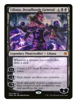 1x MTG Liliana, Dreadhorde General - Foundations Mythic! NM Mint! - Image 1
