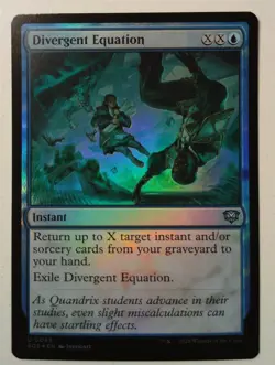 Divergent Equation *FOIL Uncommon* Magic MtG x1 Secrets of Strixhaven - Image 1