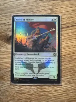 Voice of Victory Tarkir: Dragonstorm Foil Near Mint Or Better - Image 1