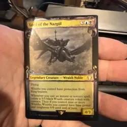 Lord of the Nazgul (Showcase Scrolls Foil) Lord of the Rings 467 NM - Image 1