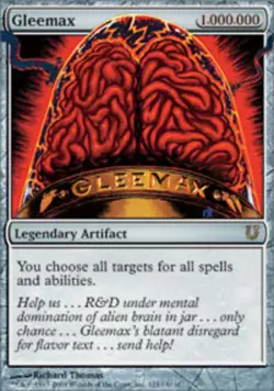 Gleemax Magic mtg Heavy Play, English Unhinged x1 - Image 1