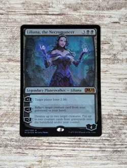 Magic The Gathering Liliana the Necromancer Mythic Black Foil 291 MTG Card - Image 1