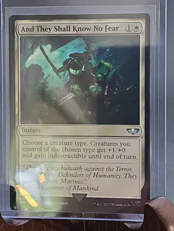And They Shall Know No Fear Universes Beyond: Warhammer 40000 MTG Regular NM - Image 3