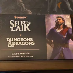 Magic: The Gathering Secret Lair D&D Gale's Ambition Traditional Foil Box - Image 1