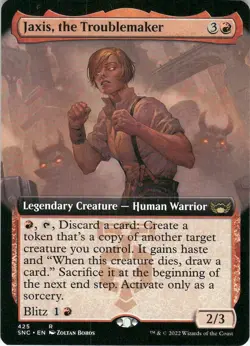 Jaxis, the Troublemaker 2022 MTG #425 Expansion/Rare Streets of New Capenna - Image 1