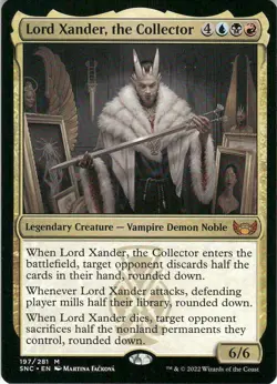 Lord Xander, the Collector 2022 MTG #197 Expansion/Mythic Streets of New Capenna - Image 1