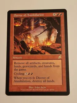 Decree of Annihilation Scourge MTG Magic The Gathering LP - Image 1