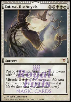 Entreat the Angels 1x FOIL AVR MTG Avacyn Restored Mythic MINT white - Image 1