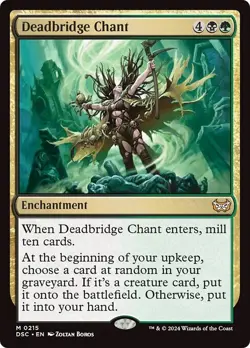 DEADBRIDGE CHANT mtg NM-M Commander Duskmourn 1 Mythic - Image 1