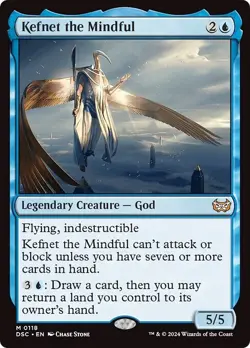 KEFNET THE MINDFUL mtg NM-M Commander Duskmourn 1 Mythic - Image 1
