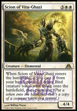 Scion of Vitu-Ghazi 2x FOIL DGM MTG Dragon's Maze Rare MINT white - Image 1