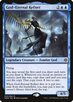 God-Eternal Kefnet 1x FOIL WAR MTG War of the Spark Mythic MINT blue - Image 1