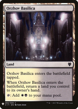 MTG magic 1x Orzhov Basilica (M/NM) The List Reprints - Image 1